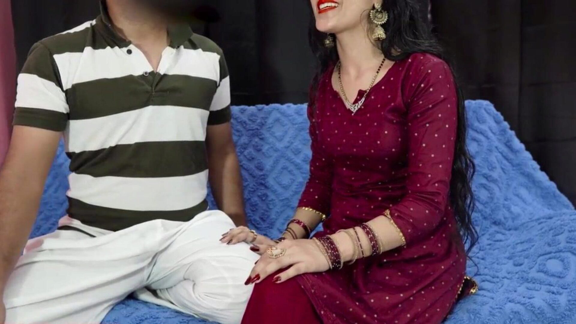 Priya requested her Devar to display his knob and pound her with indian roleplay in Hindi audio